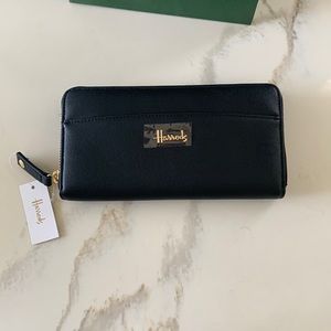 Harods black wallet